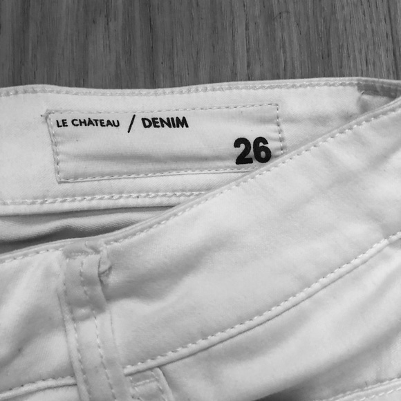 Women’s White Straight Leg Jeans Size 26 - Picture 3 of 6